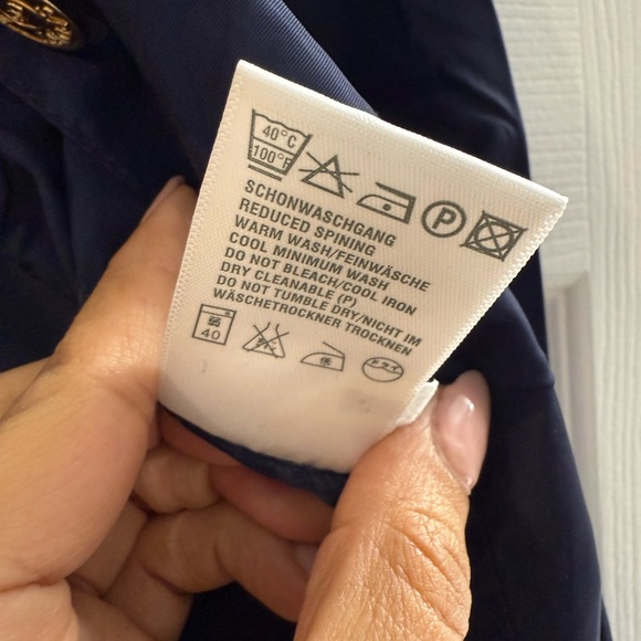 Escada Sport blue Nylon Jacket size 4 - Picture 6 of 8